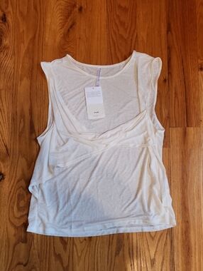 Fabletics Women's Sleeveless Draped Tank Top